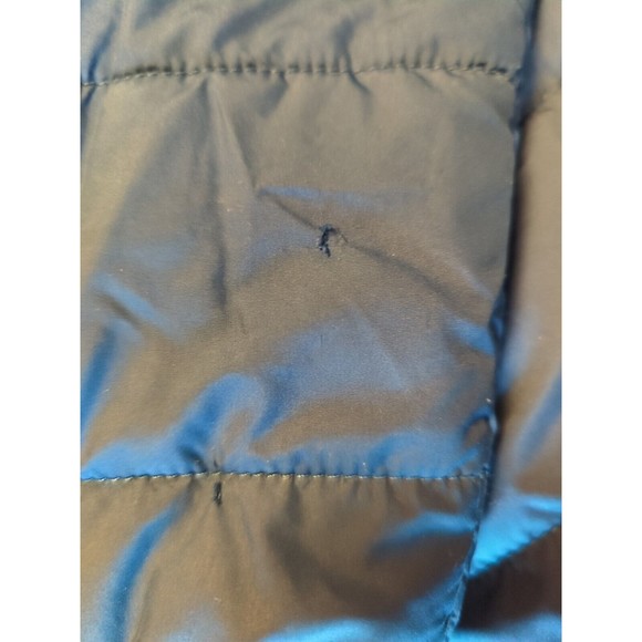 The North Face Mount Chimbo Jacket Coat Boys L Blue Zip Hooded Reversible - Picture 7 of 10